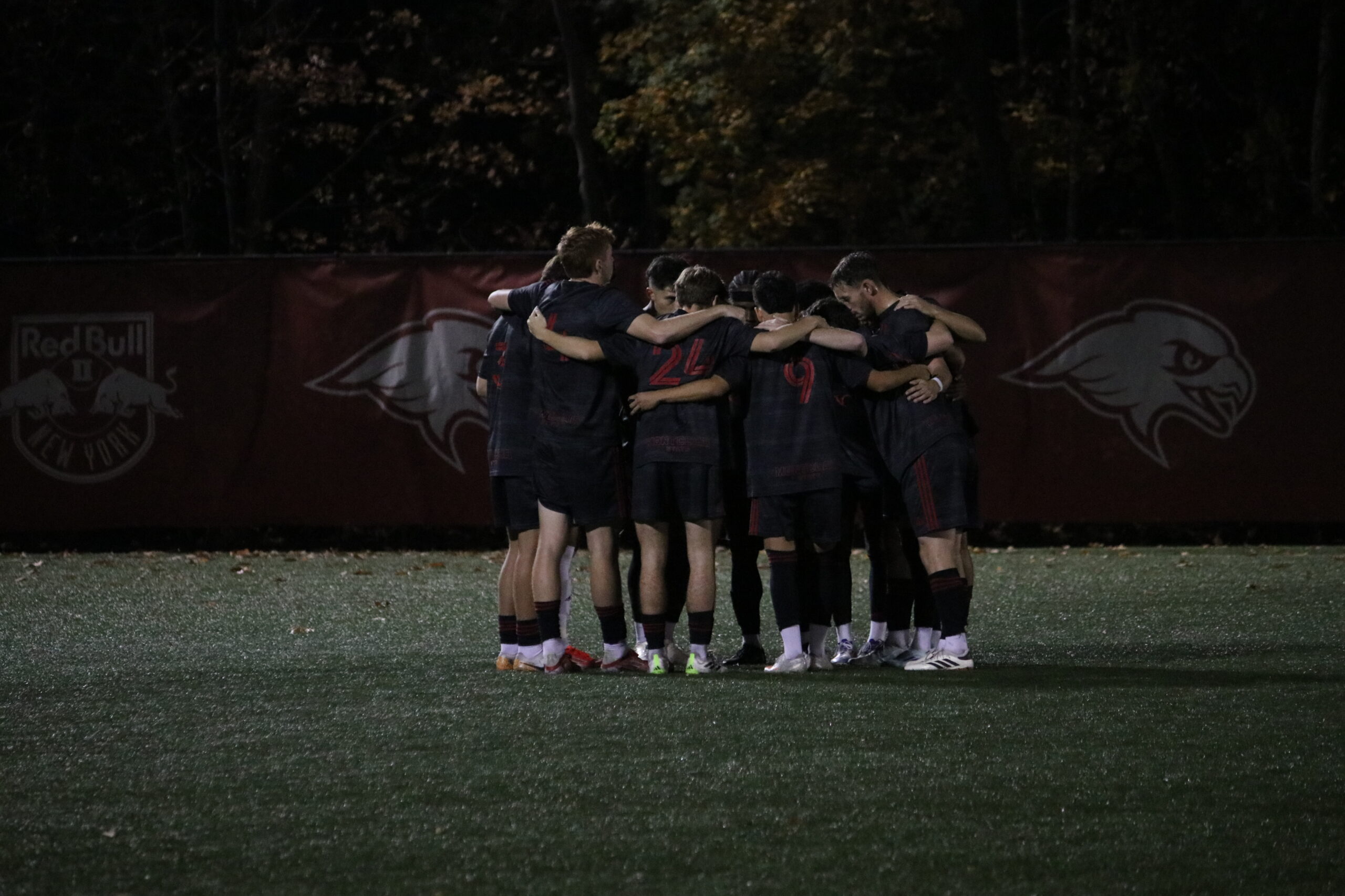 The Red Hawks finished the regular season with a 1-1 draw.