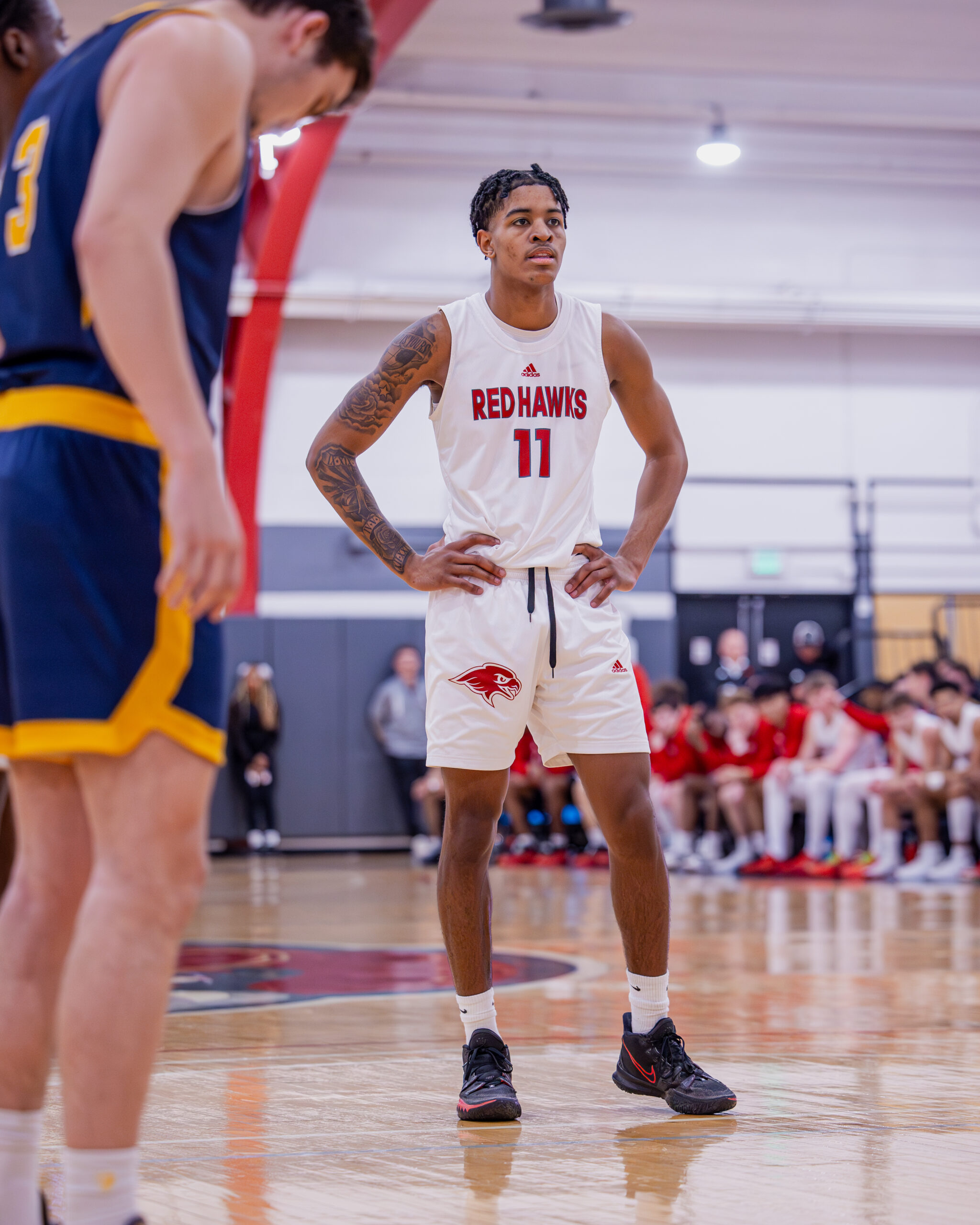 The Red Hawks defeated the The College of New Jersey (TCNJ) with an 80-62 victory to advance to the NJAC finals for the first time since 2003. Photo courtesy of Montclair State Athletics