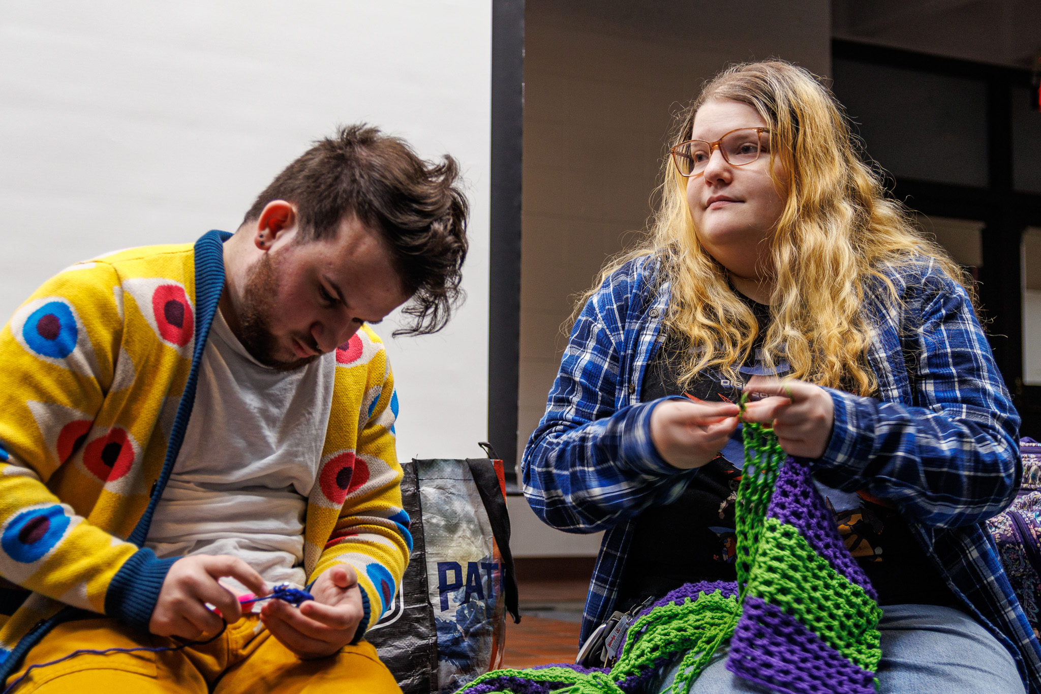 Toni Dornhard, a junior philosophy and classics double major and the vice president of Montclair Unraveled, began to crochet as a way to deal with her own problems.
Sal DiMaggio | The Montclarion