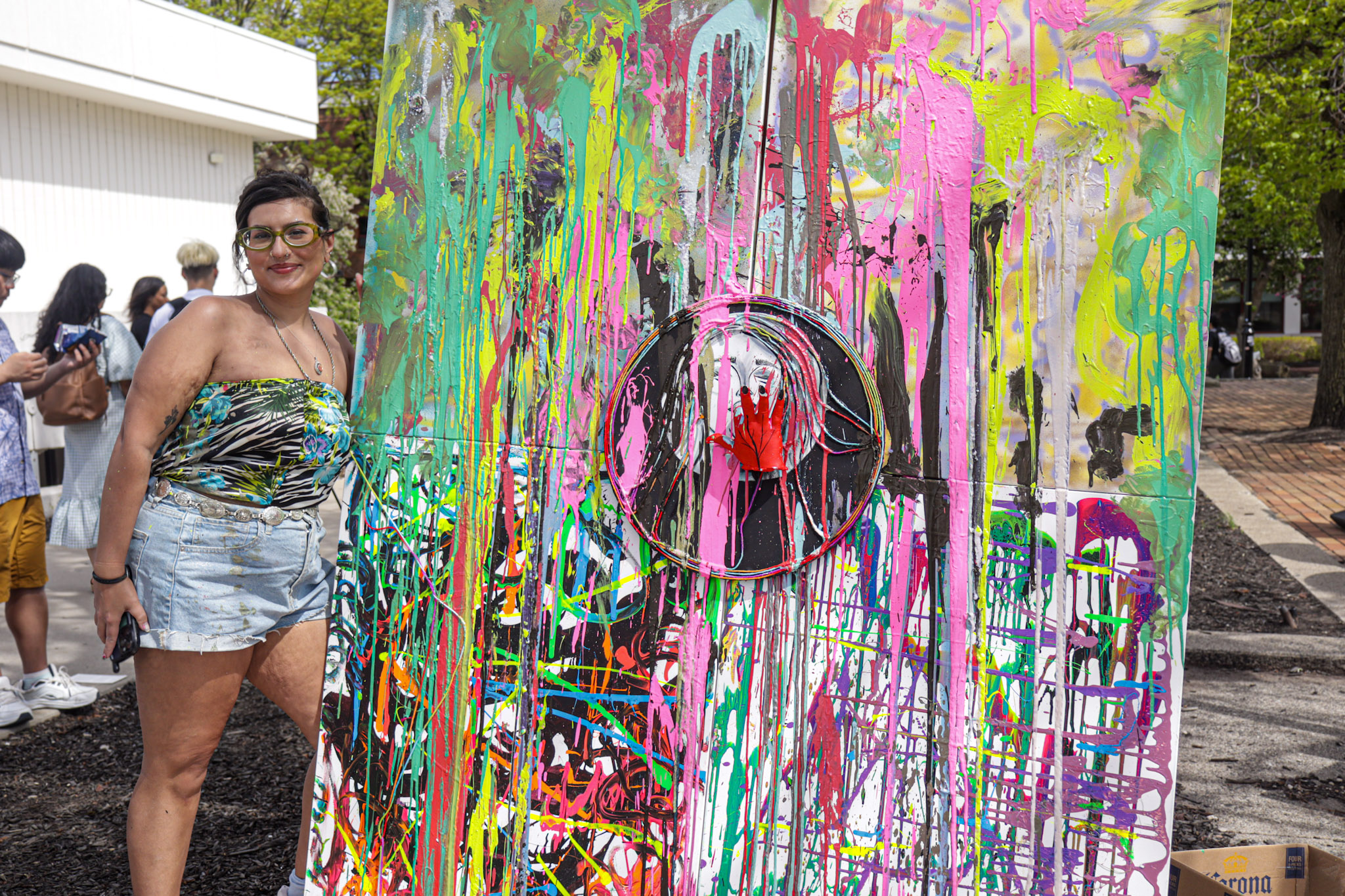 Gianna Kingsland at Montclair State University. Her final project for her visual art's class. The Montclarionâ David Bien-Aime