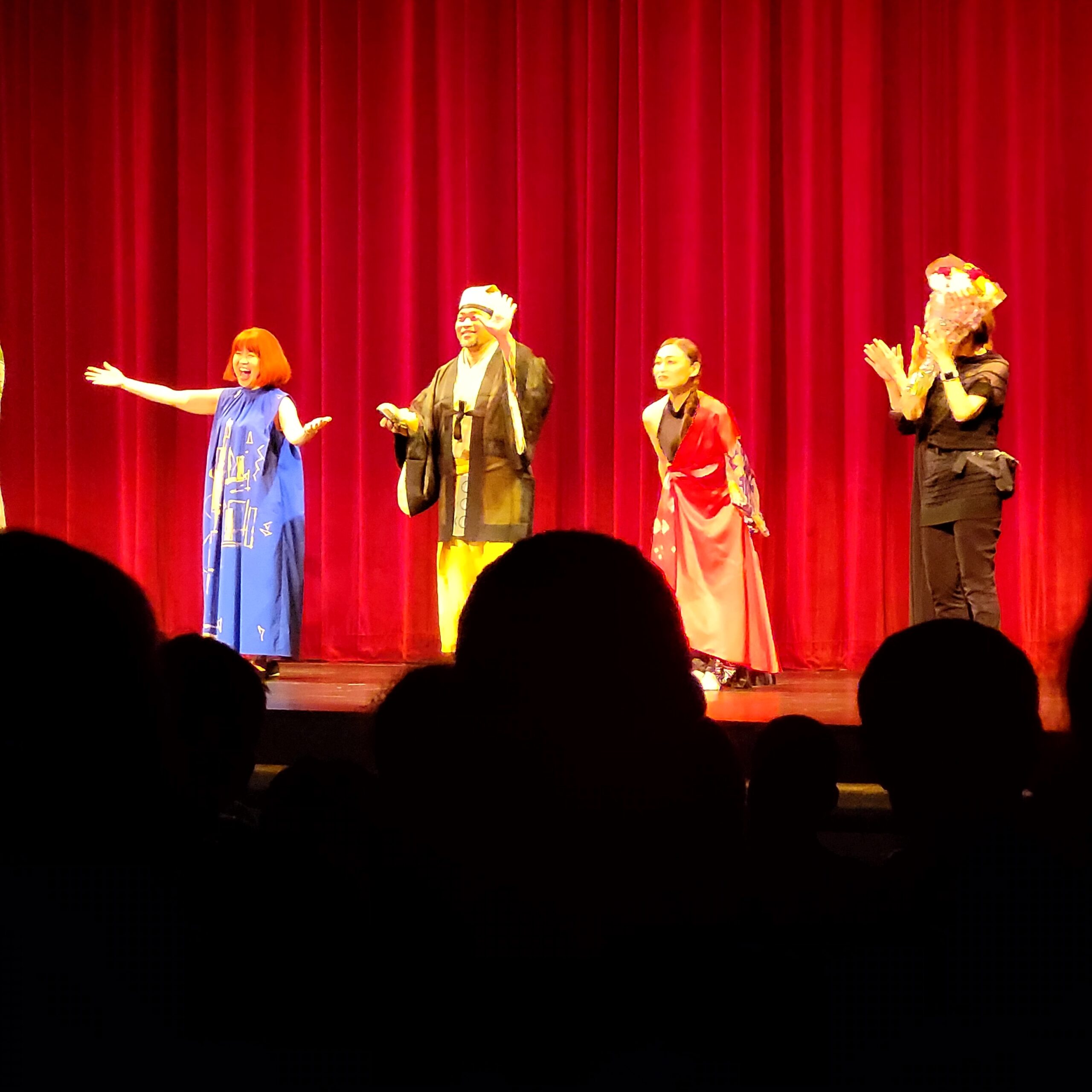 The actors in Busshi taking their bows.
Photos Provided by Julisa Williams