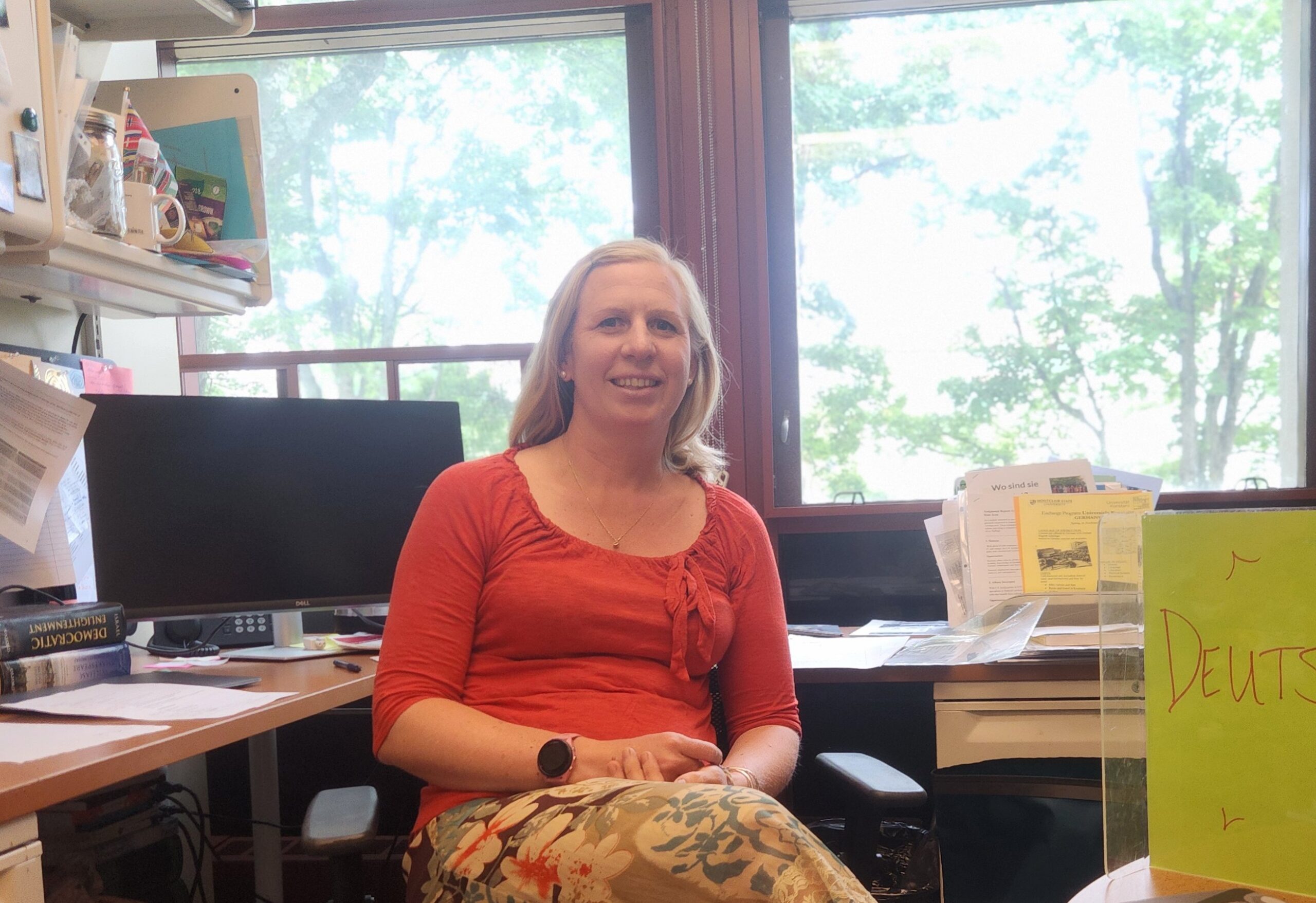 Dr. Pascale LaFountain, professor of German and French, World Languages And Cultures department. Thomas Boud | The Montclarion