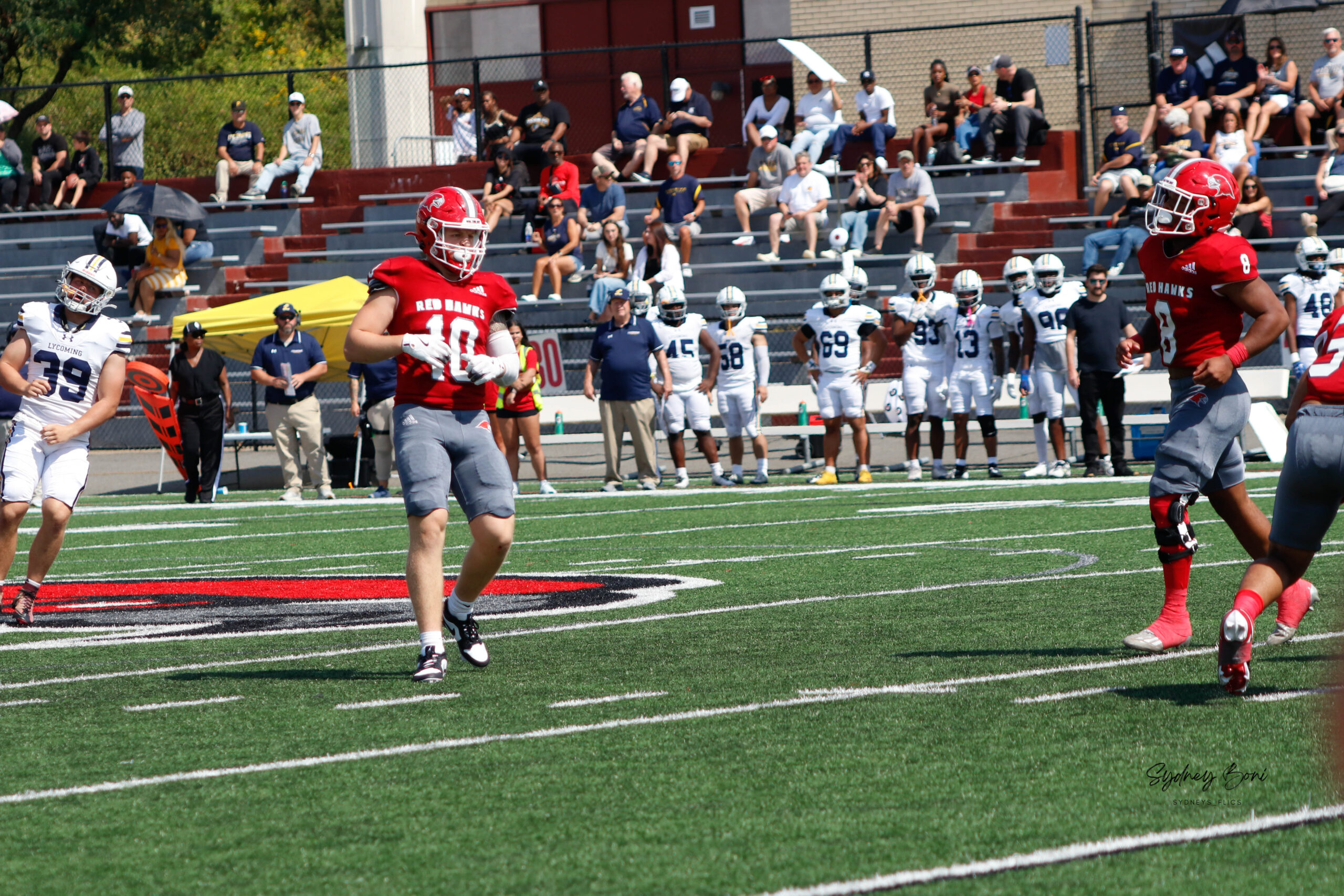 “They had a little drive going," said sophomore linebacker Brandon Lucia. "We knew that we needed a big play to be made – I’m happy I was the one to make it.” Syd Boni | The Montclarion