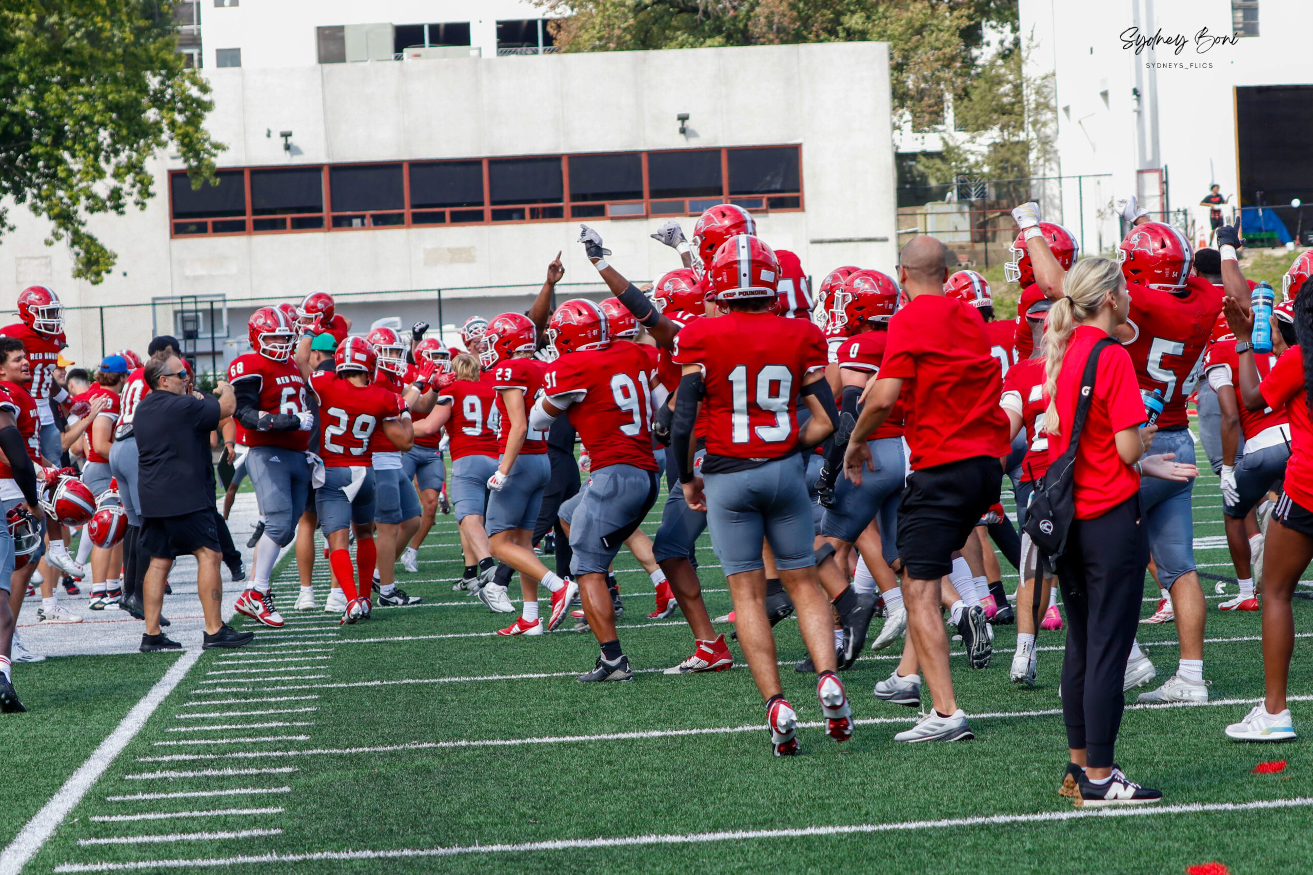 Scenes from Montclair State's dramatic victory over Lycoming College.