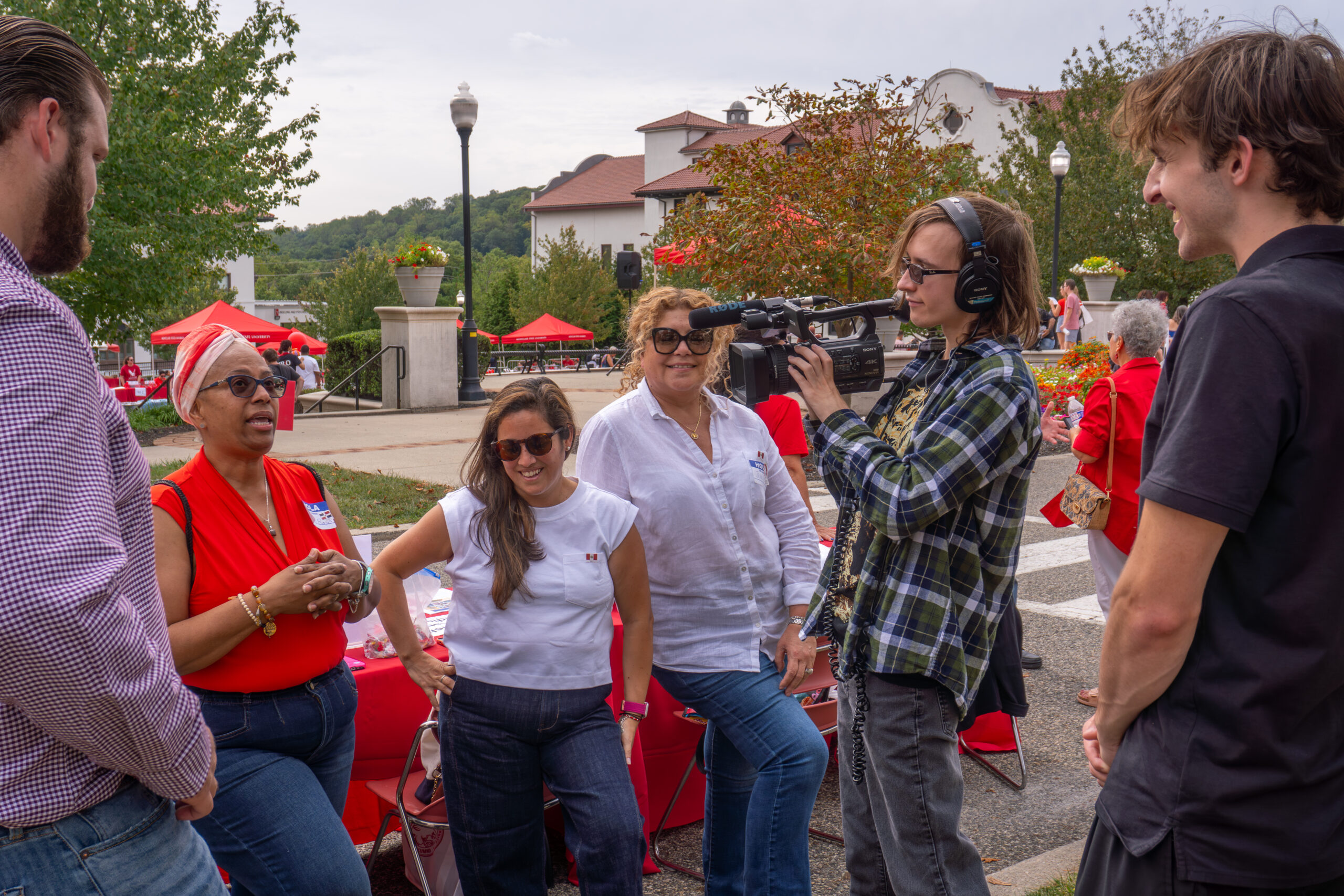 News Lab students interview Alumni on Homecoming and their experiences at Montclair.