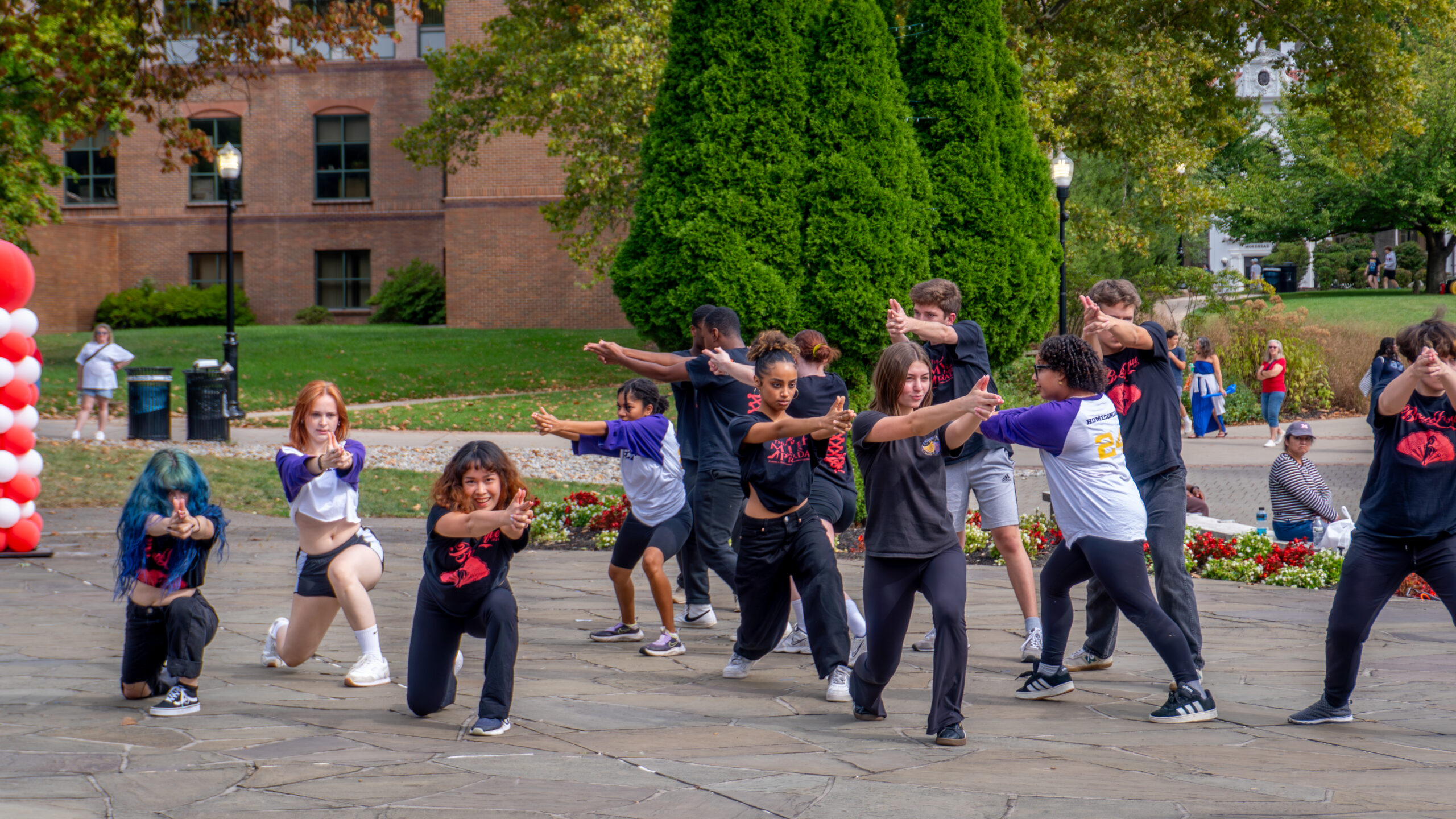 Montclair Players perform a number from a previous show at their Homecoming Showcase.