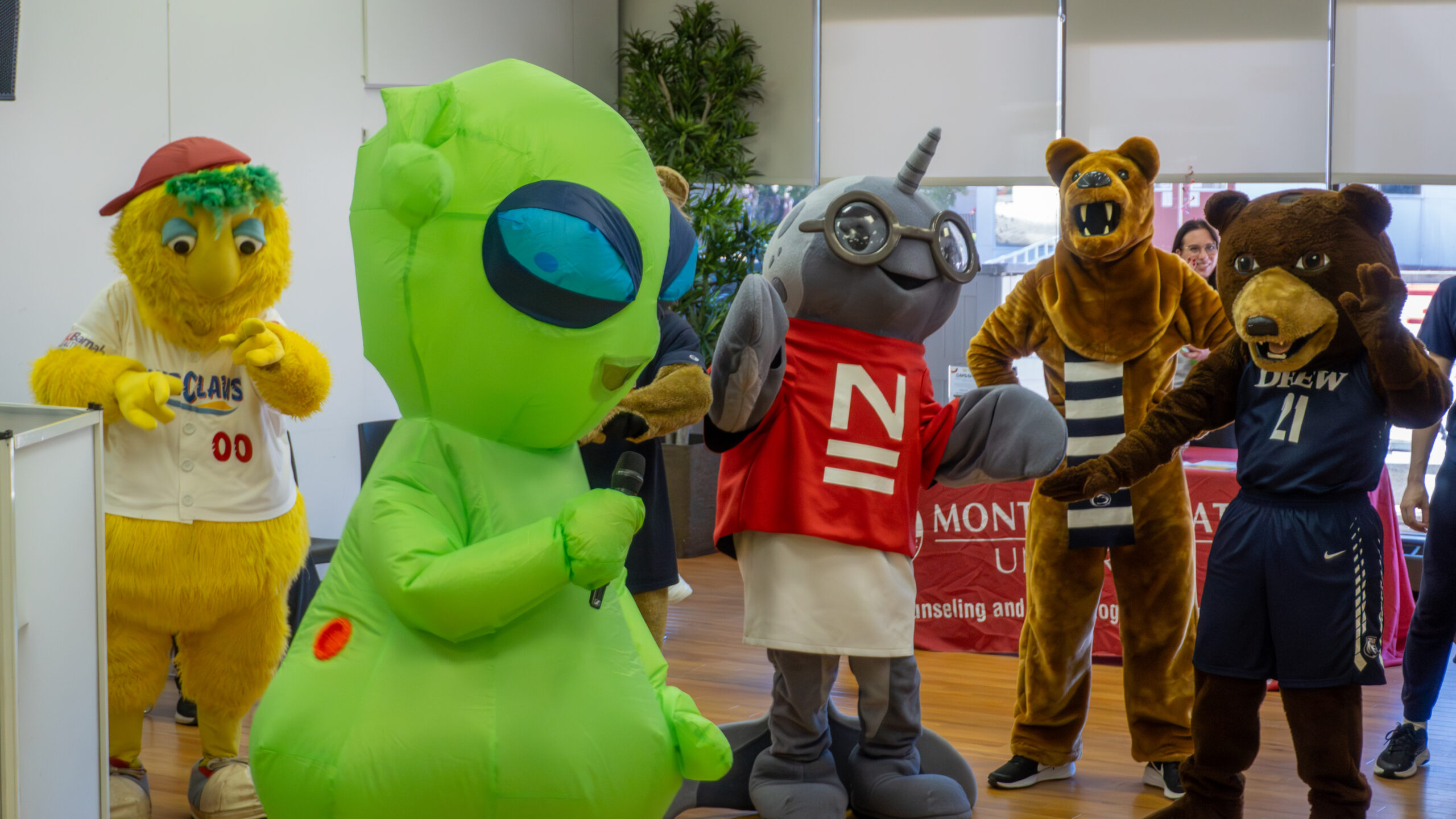 One of Rocky&squot;s new alien friends lip-syncs "Starships" by Nicki Minaj.