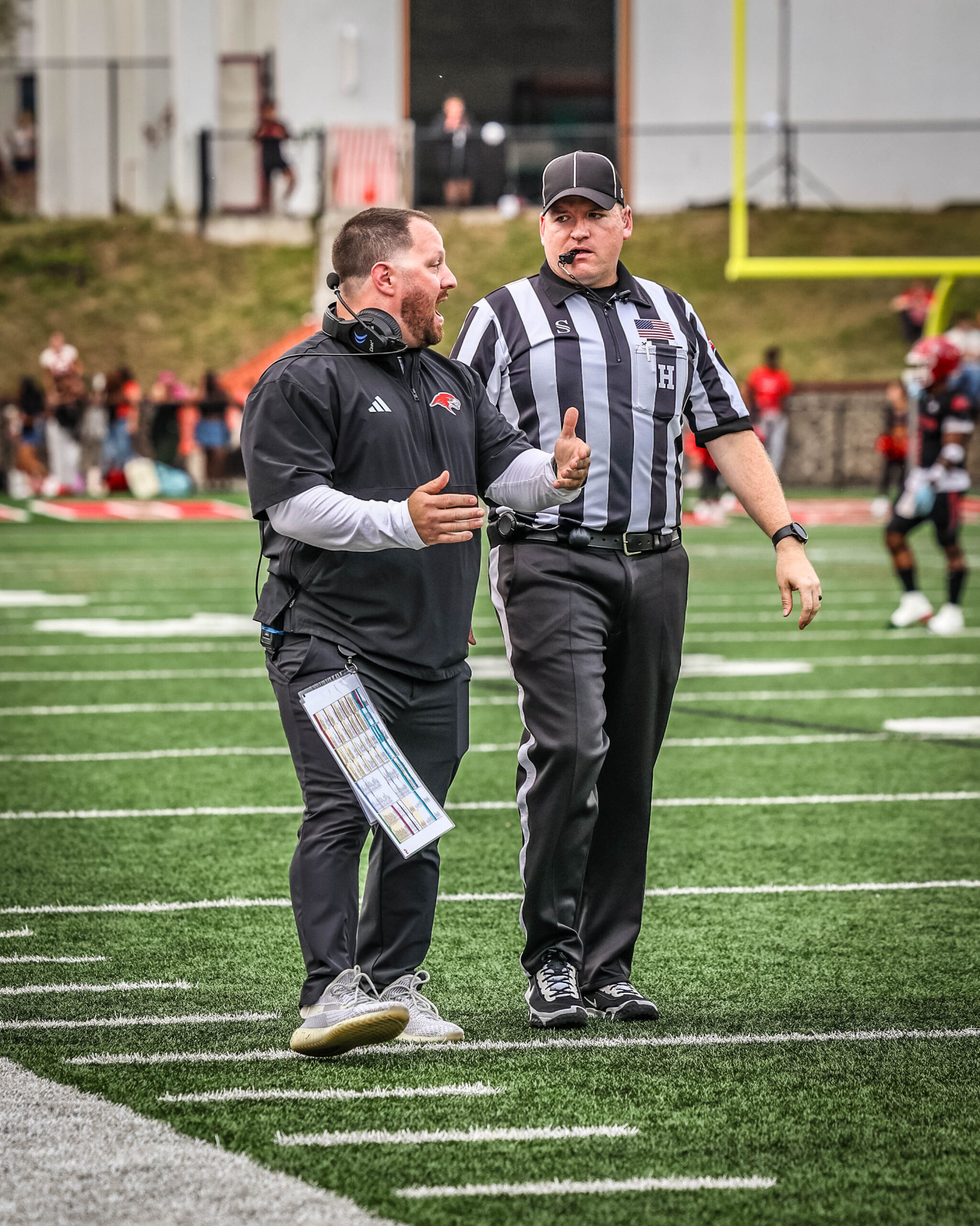 “There’s definitely some conditions there,” said Montclair State head coach Mike Palazzo. "But they had to play in the rain too, so we just have to be better with that, and practice that and make sure that we’re not turning the ball over in the future.”
