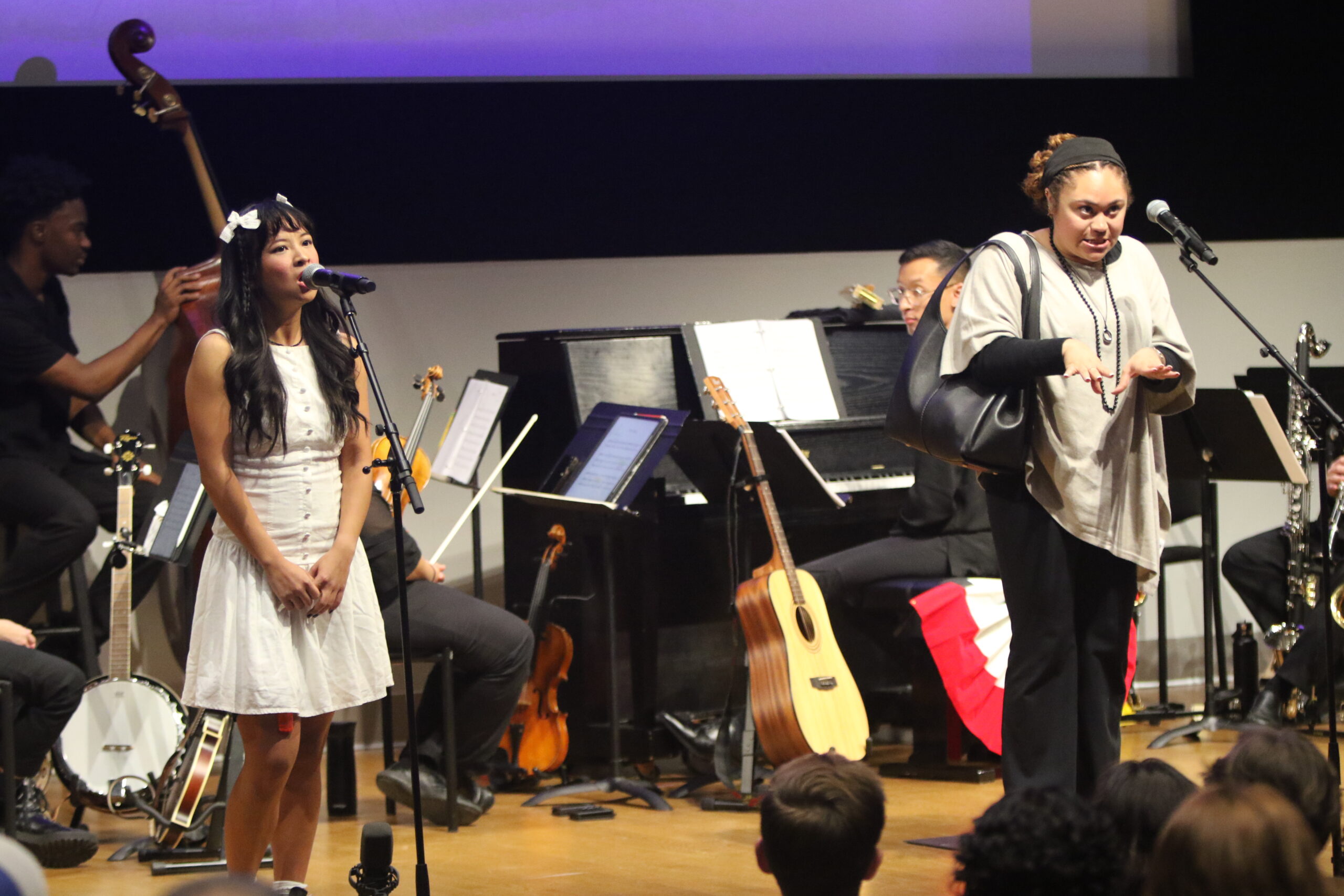 Mei Tulagan as Lynette Squeaky Fromme and Genesis Harper as Sara Jane Moore.
Mandi Dellagicoma l The Montclarion