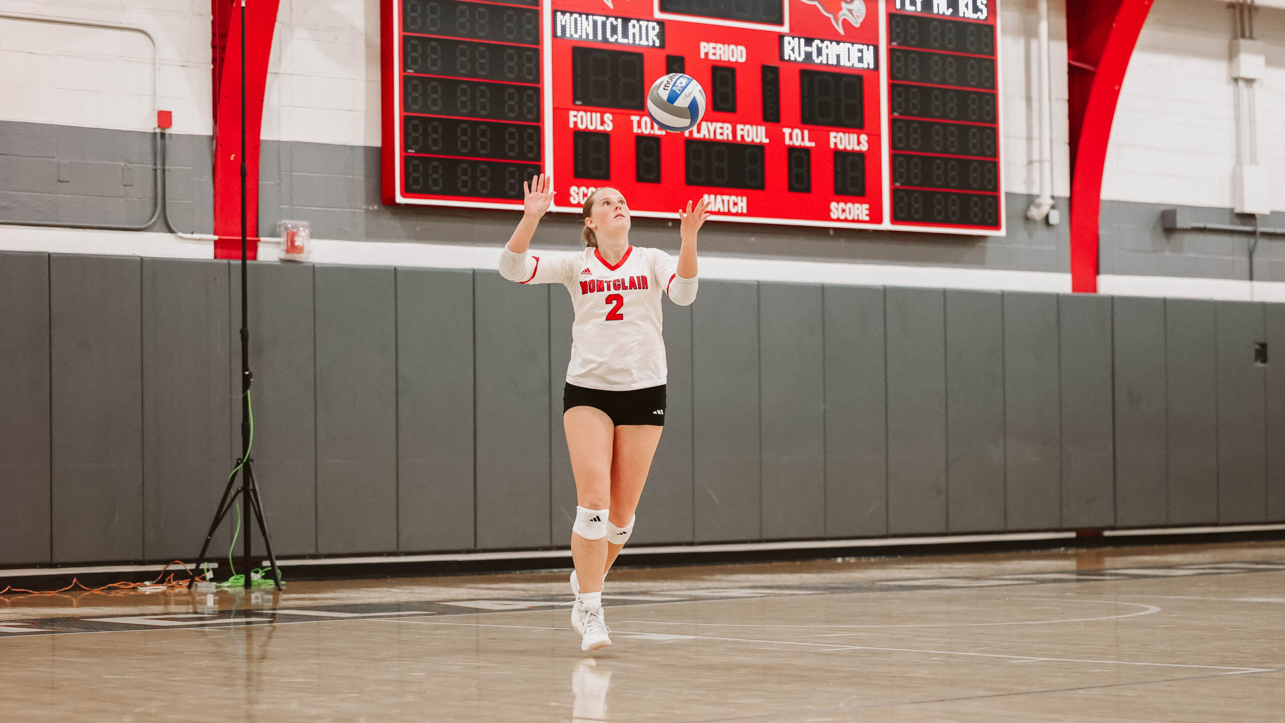 Freshman Hayden Neuhaus led Montclair State with four service aces in their victory over Ramapo.