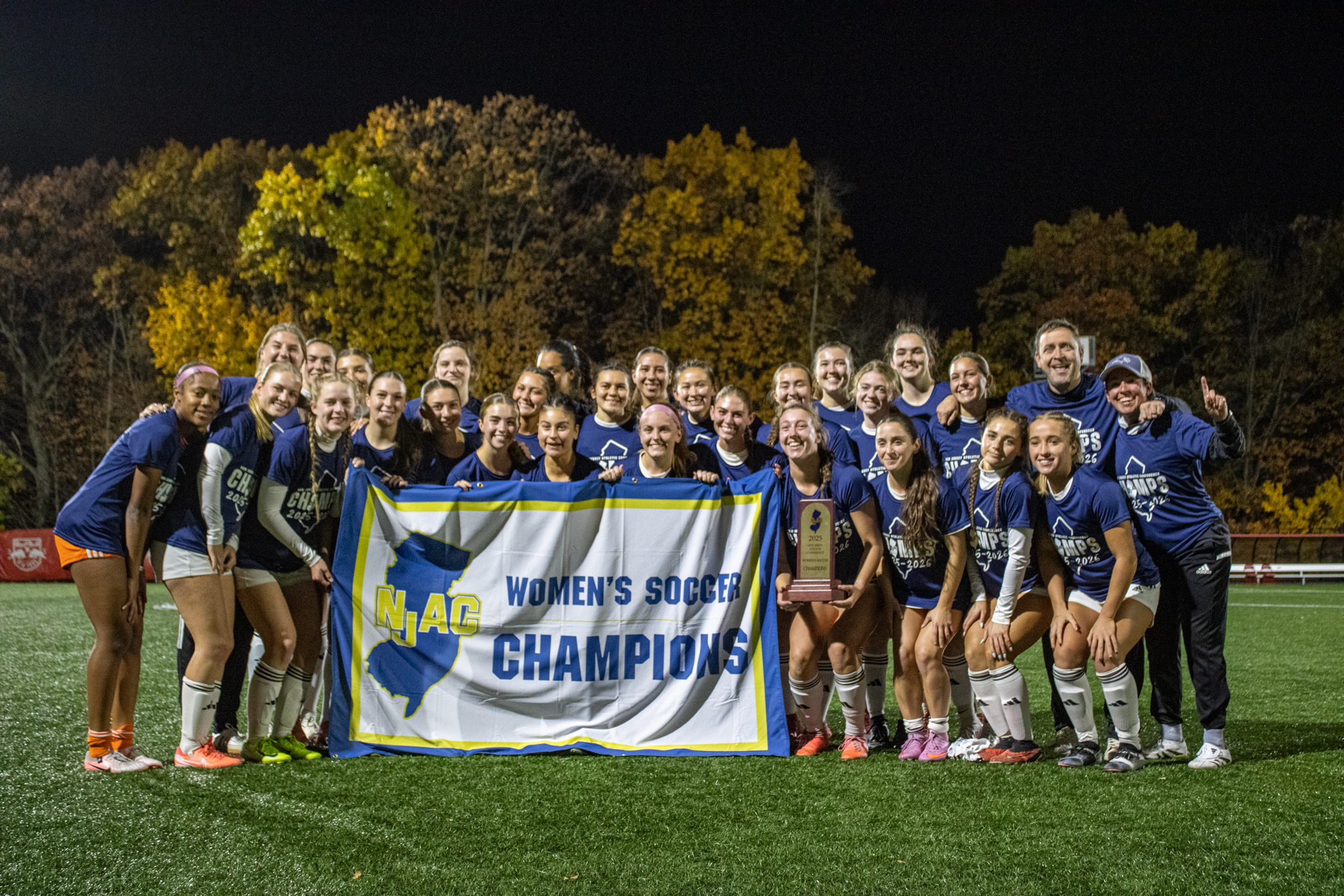 Montclair State women's soccer is the 2025 NJAC champions.