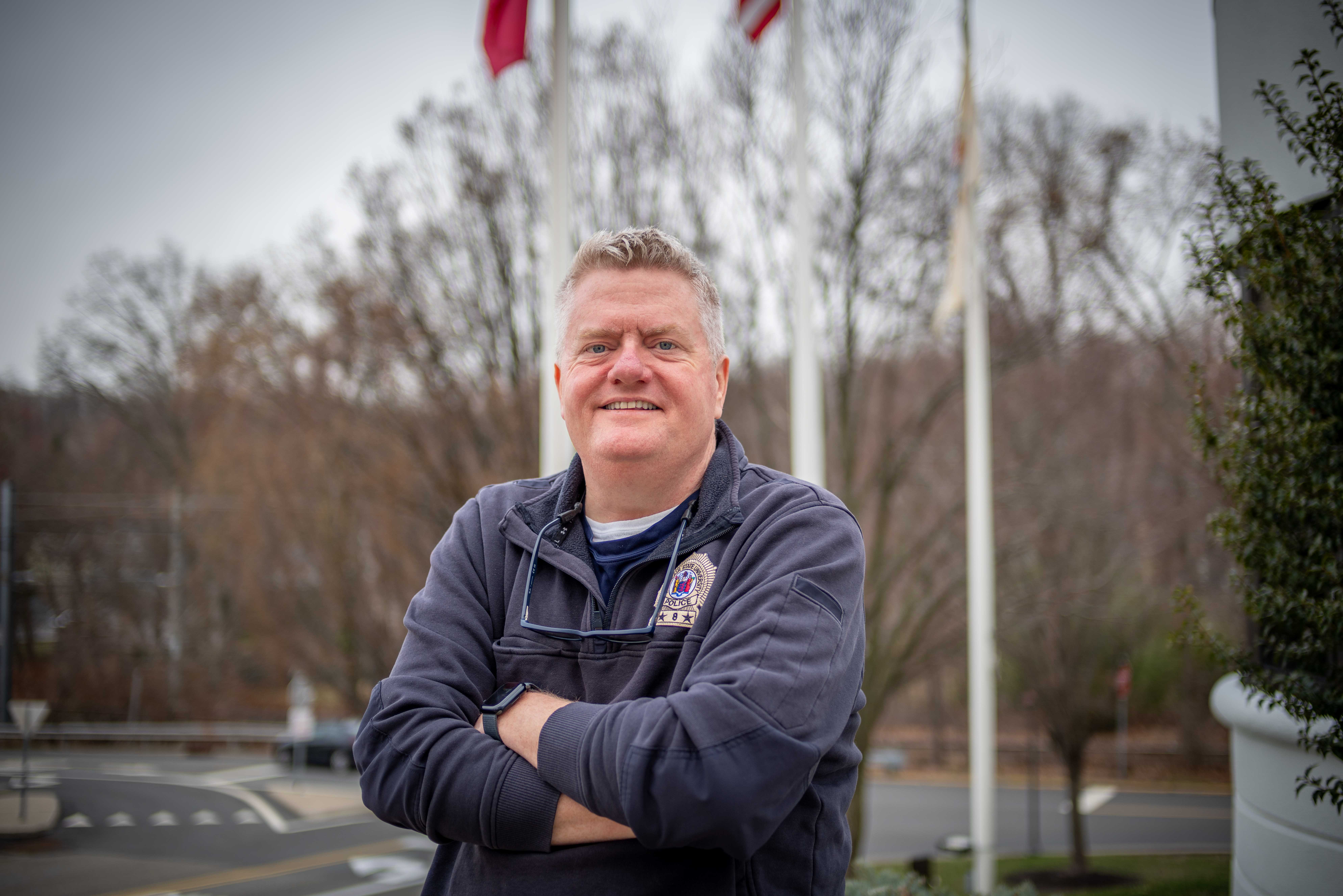 Kieran Barrett announced his retirement this year, stepping down as chief of police. Barrett had worked in Montclair State University's police department for 27 years. Karsten Englander | The Montclarion
