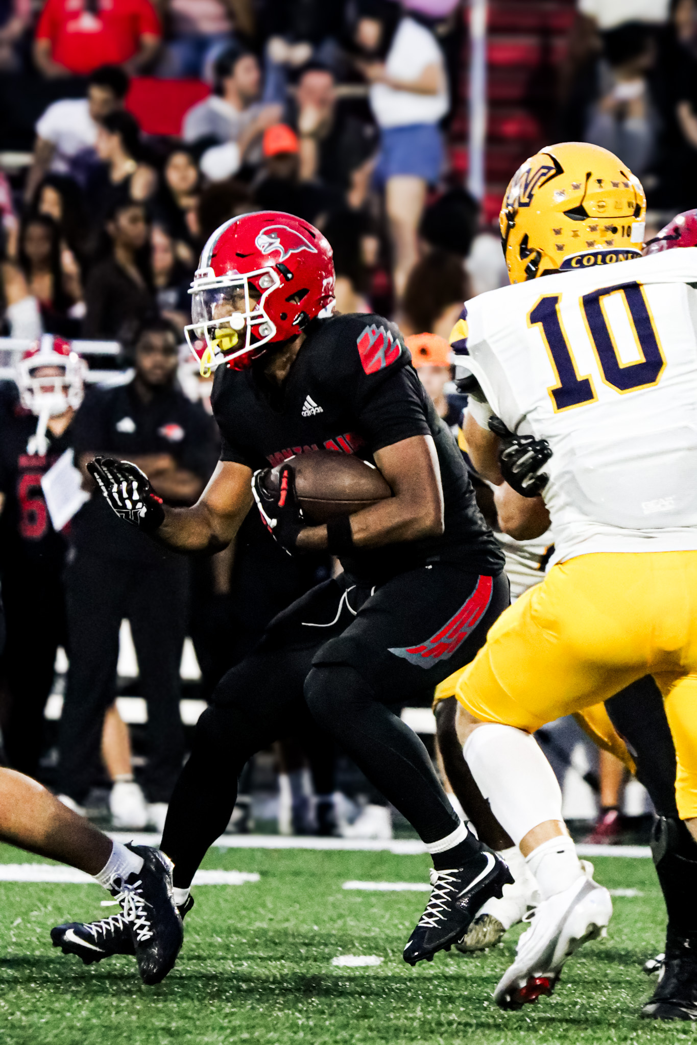 Junior running back Christopher Arnold finished with a career-best 132 rushing yards in a Sept. 27 loss to Wilkes University at Homecoming. Qadir Branch | The Montclarion