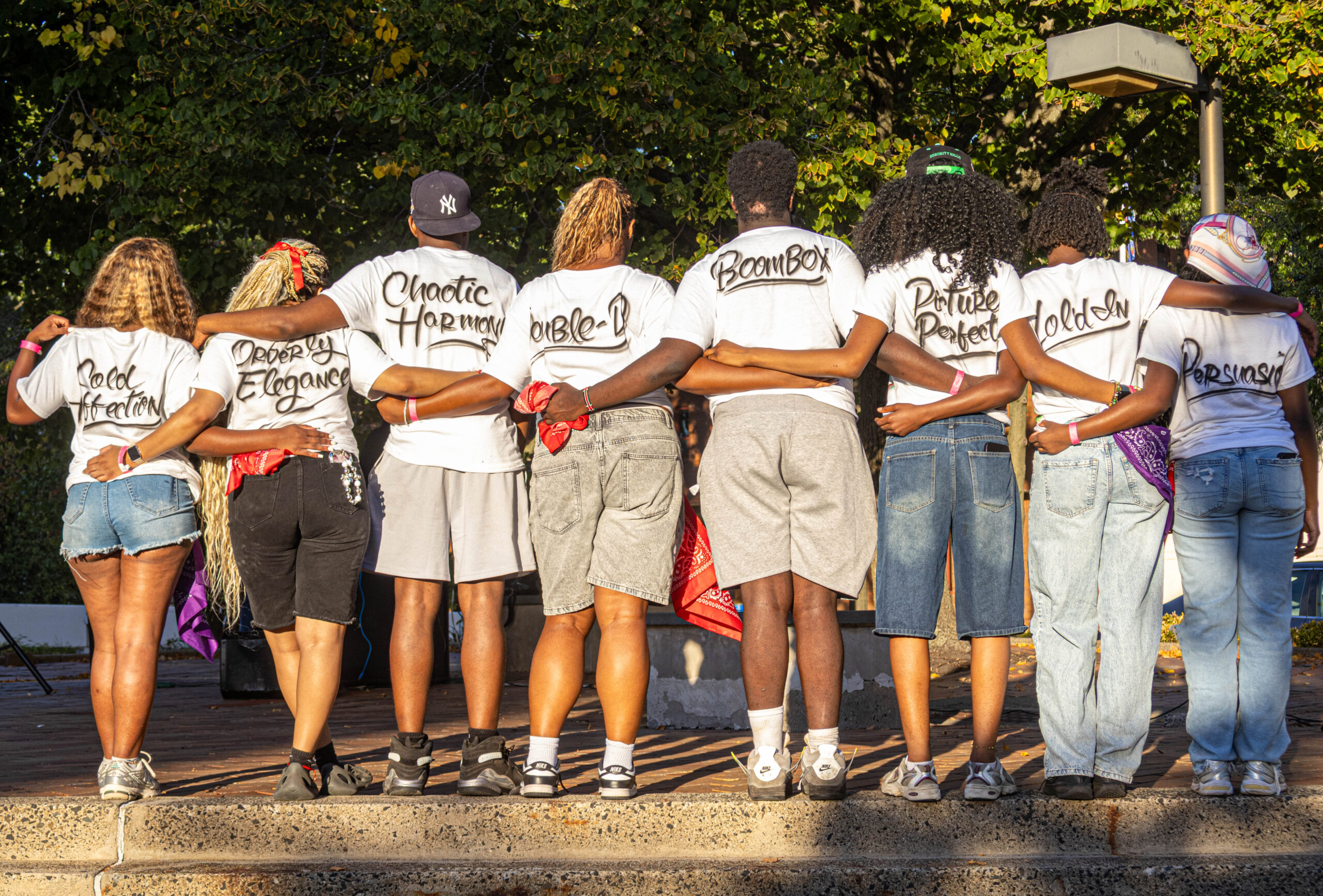 The Black Student Union held their annual 'Welcome 2 Da Blocc' Party. BSU's e-board each had their own decorated shirts. David Bien-Aime | The Montclarion
