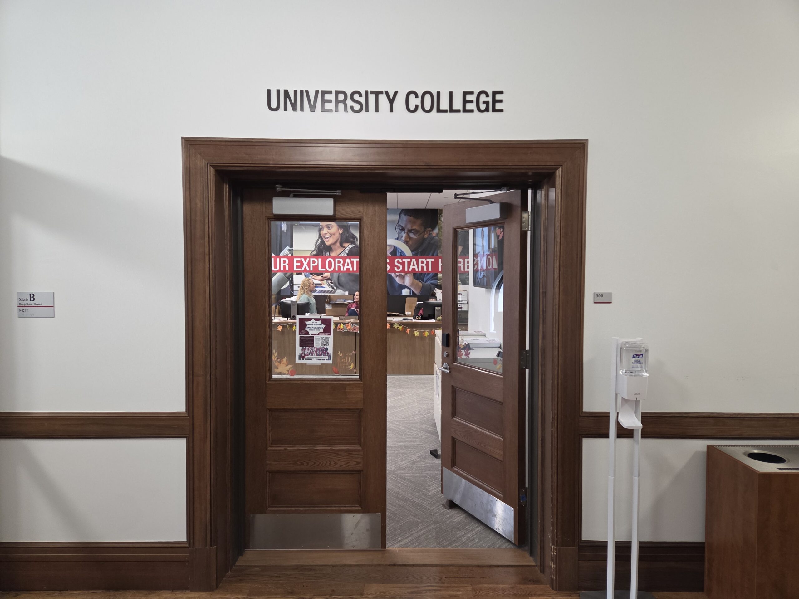 University College in Cole Hall Room 300 is the  office location of Adam Mayer, Academic Program Coordinator For University College. Mayer is the creator of Major Mentor, a chat GPT guide about the university's educational offerings, social activities, and student services.