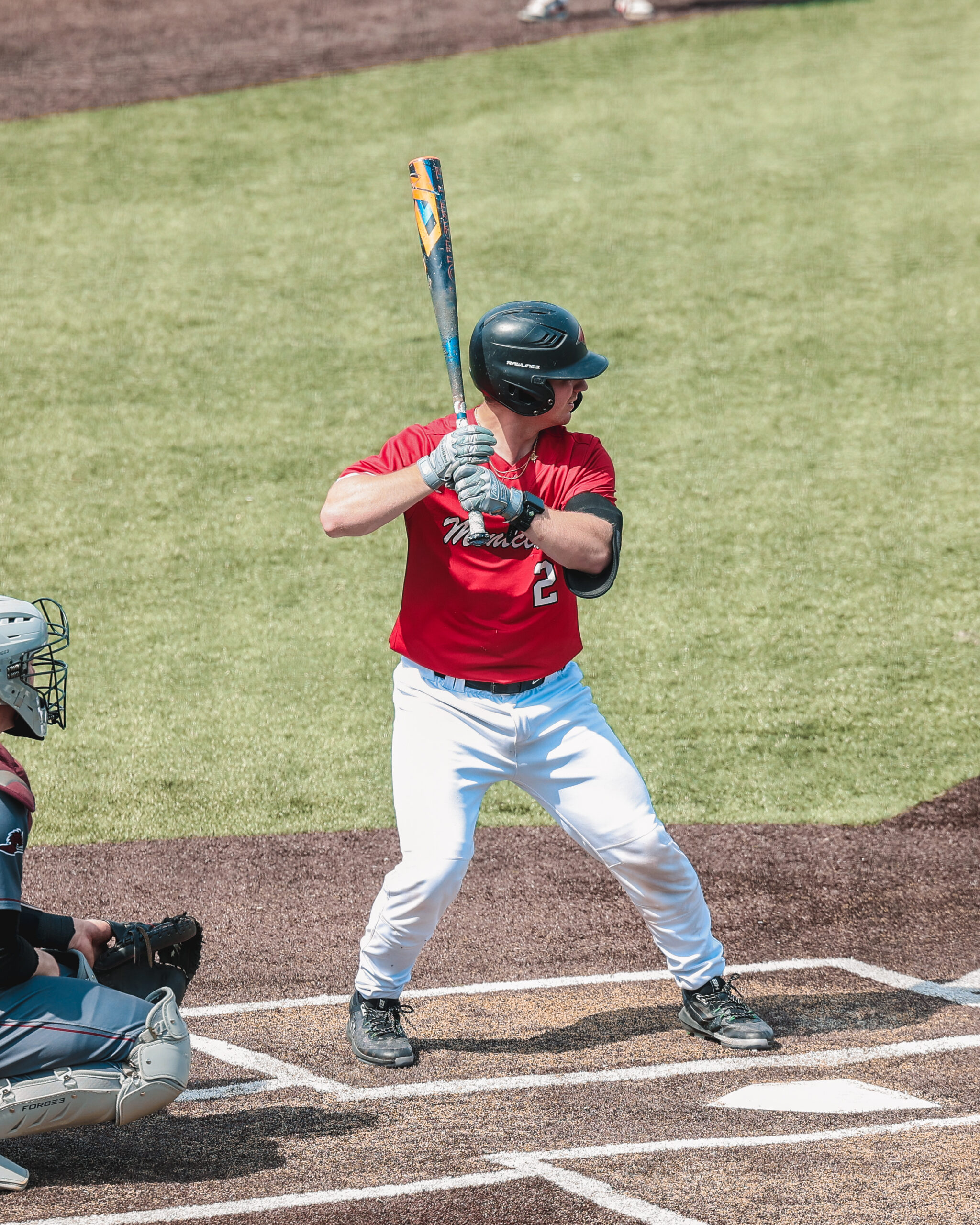 Zach Stearns's hot start at the plate this season earned him the NJAC Player of the Week award in week two. Photo courtesy of Montclair State Athletics