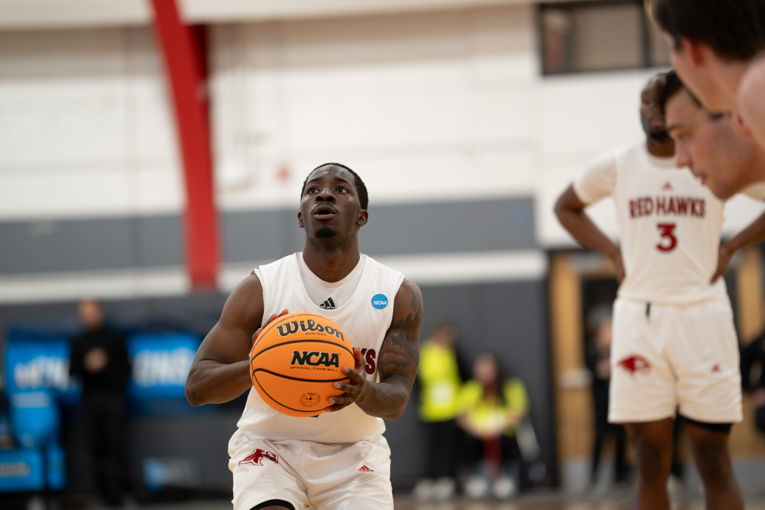 Kabrien Goss hit the game-winning jumpshot in the 2024 PCL Championship in his senior season at Roman Catholic. In 2026, he is slated to be the lead returning scorer for Montclair State. Elian Saldivar | The Montclarion