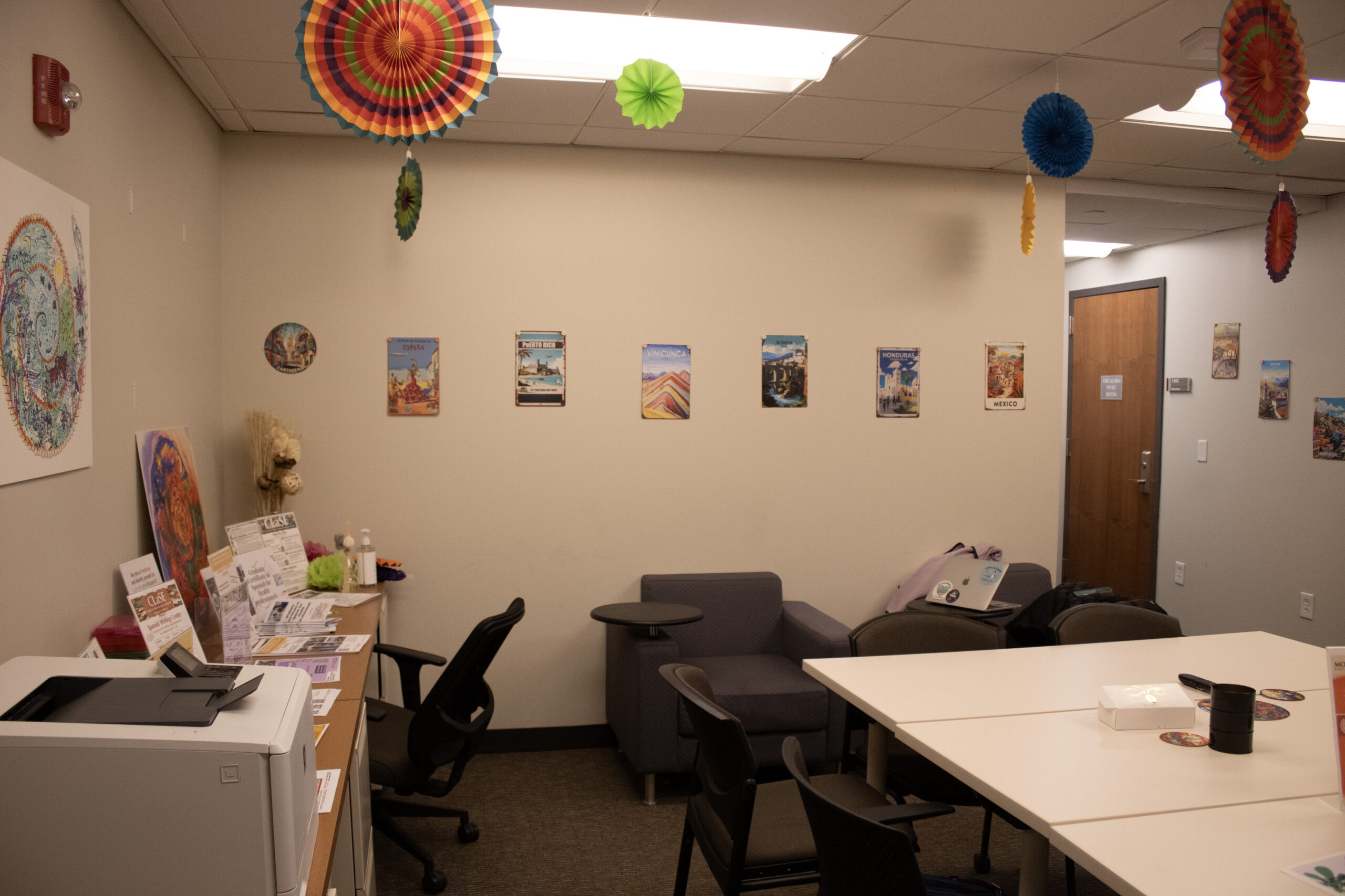 The office for the Center for Latine and Spanish Academic Success and Excellence at Montclair State University. Gwenyth Greenspan | The Montclarion