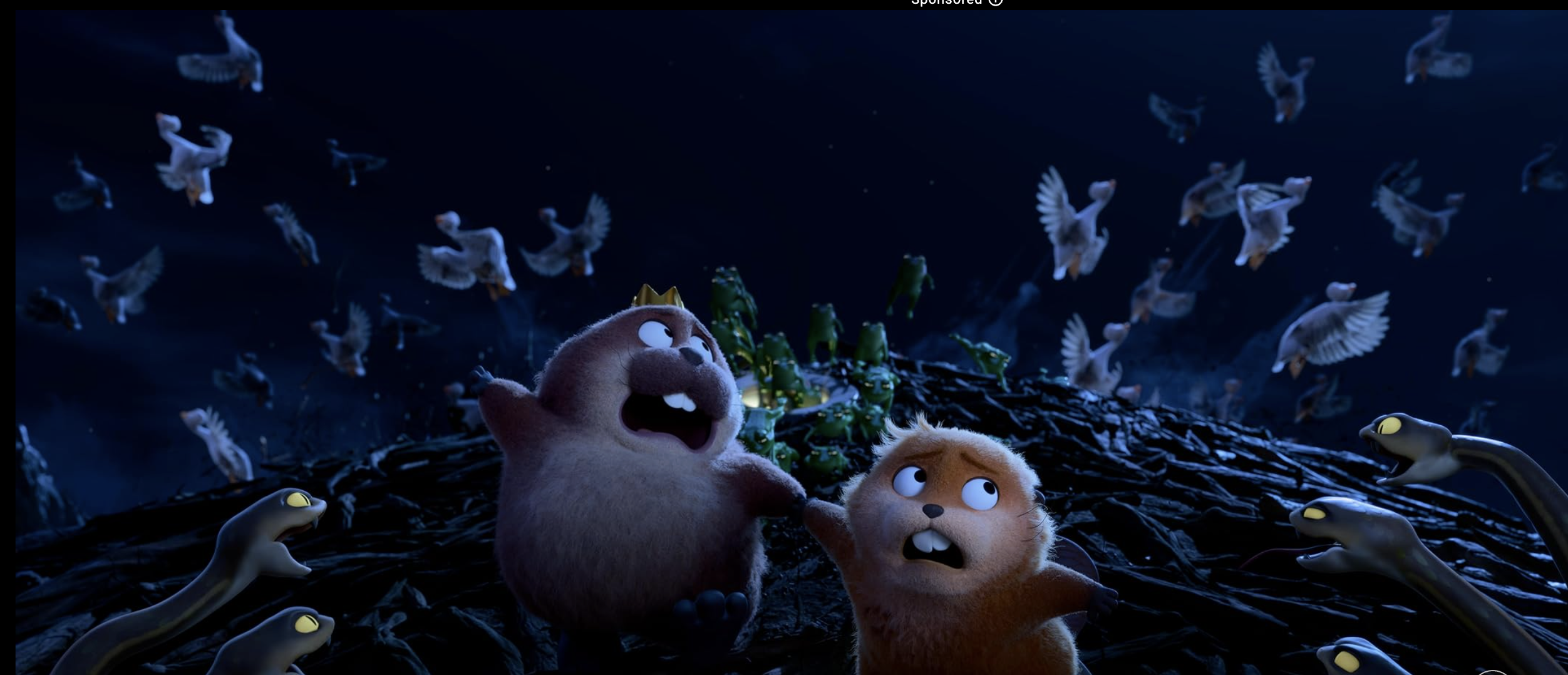 Mabel(Piper Curda) and King George(Bobby Moyihan) in "Hoppers"