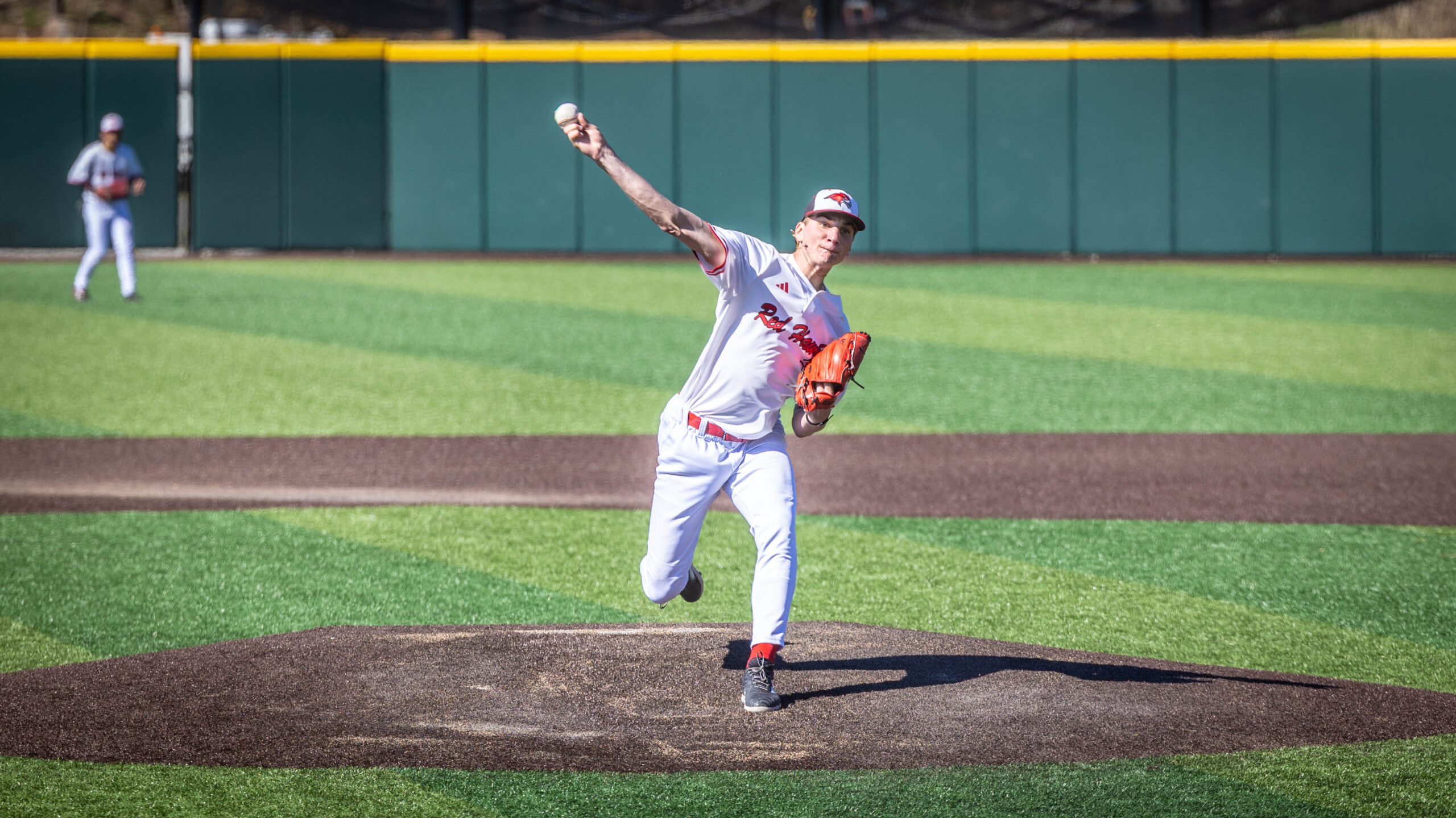 Chris Matesic's 2.73 ERA in his freshman season ranked second in the NJAC. Photo courtesy of Montclair State Athletics
