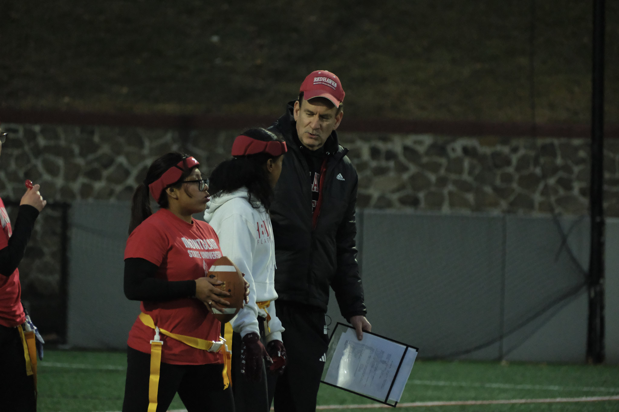 "Once he knows you, he treats you like family,” said sophomore running back Emily Del Rosario. “He’s interested in every single athlete. Emily the person, Emily the student, Emily mental, not just Emily the athlete, not just Emily the running back." Tim David | The Montclarion