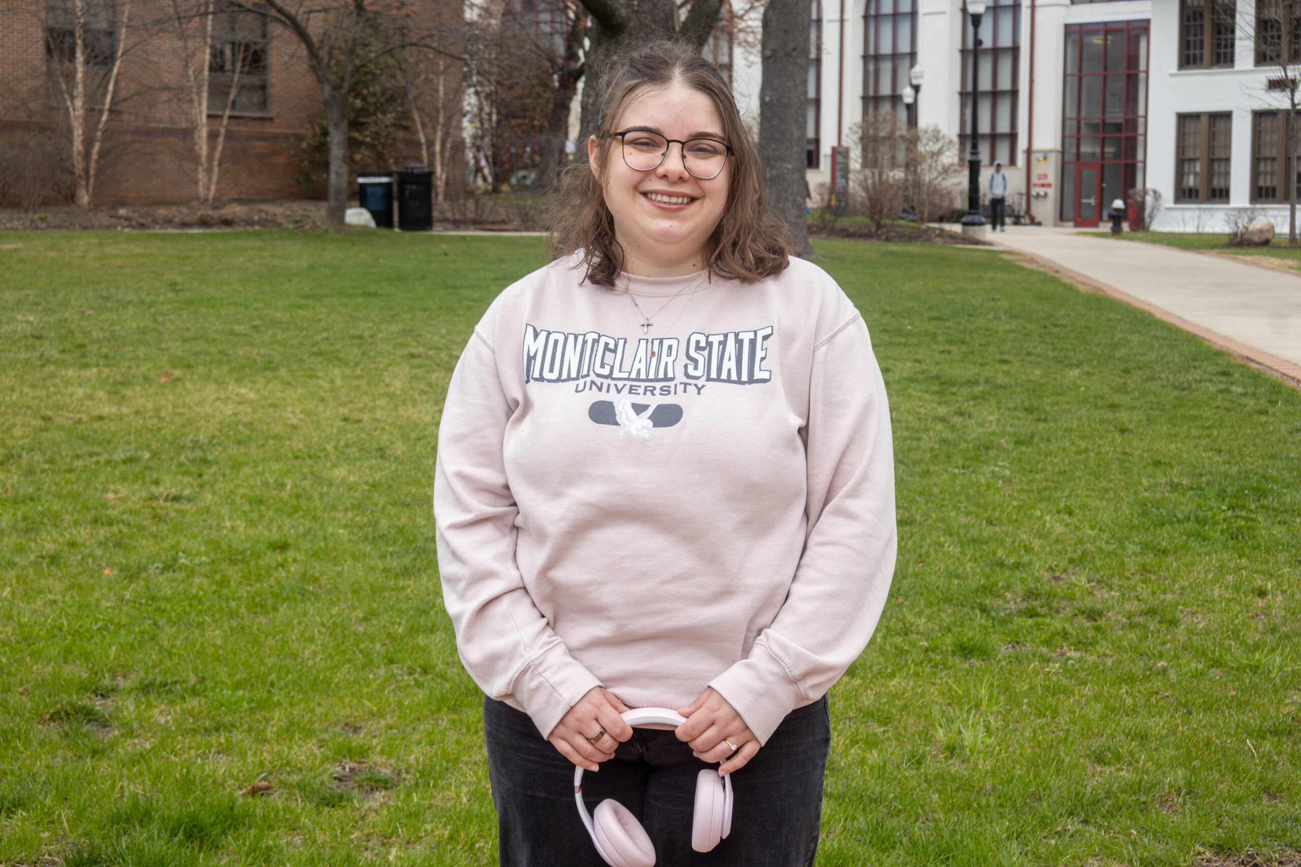 Montclair State graduate student Gabriella Socio, who is a