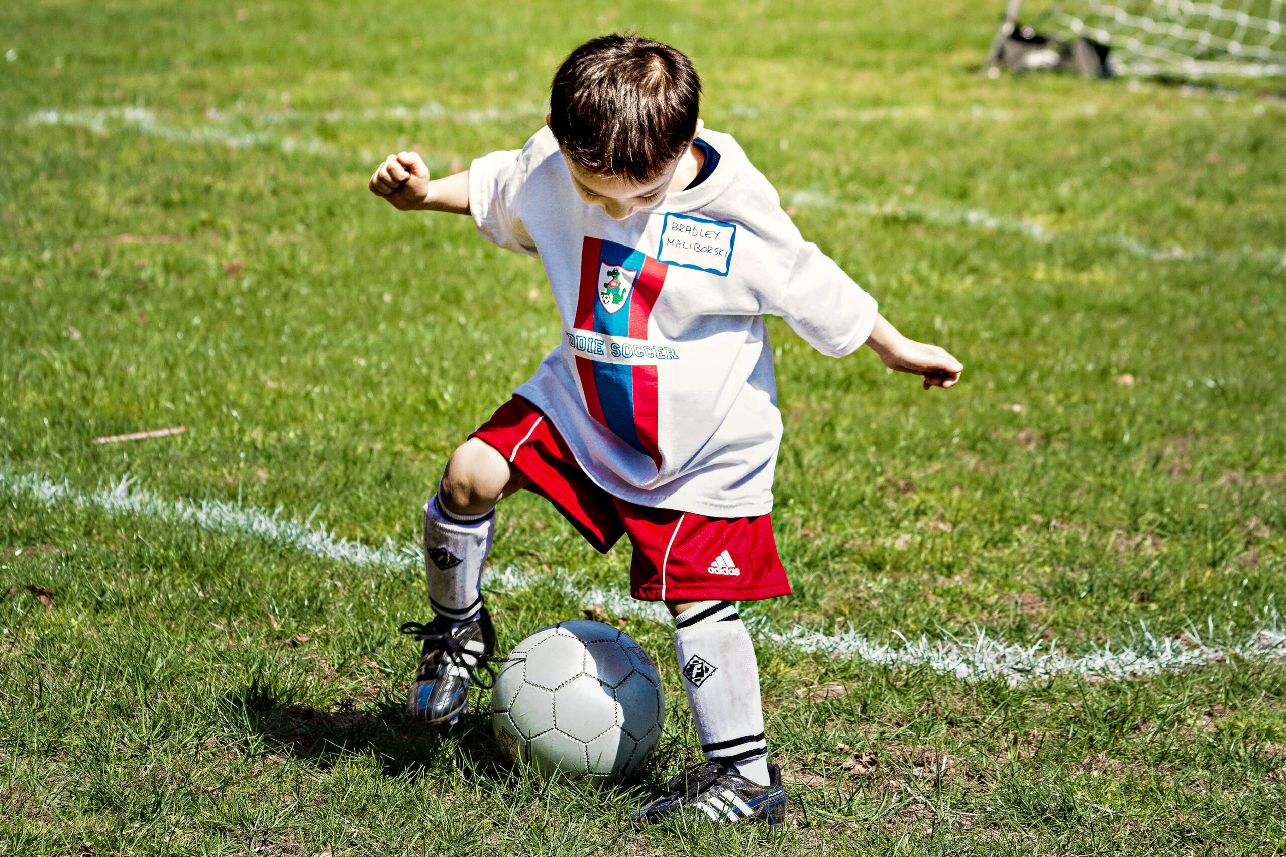 OAKLAND, NEW JERSEY 04/14/2012
KIDDIE SOCCER - SOCCER PROGRAM: Irish Maliborski’s son attending his first soccer program. Photo by Irish Maliborski