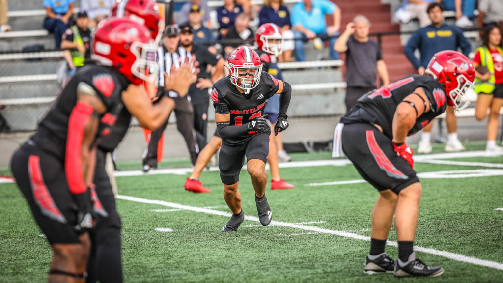 Montclair State's 17 first-half points were the most at halftime all season. A 25-point effort after the break also set a season high for a second half. Photo courtesy of Montclair State Athletics