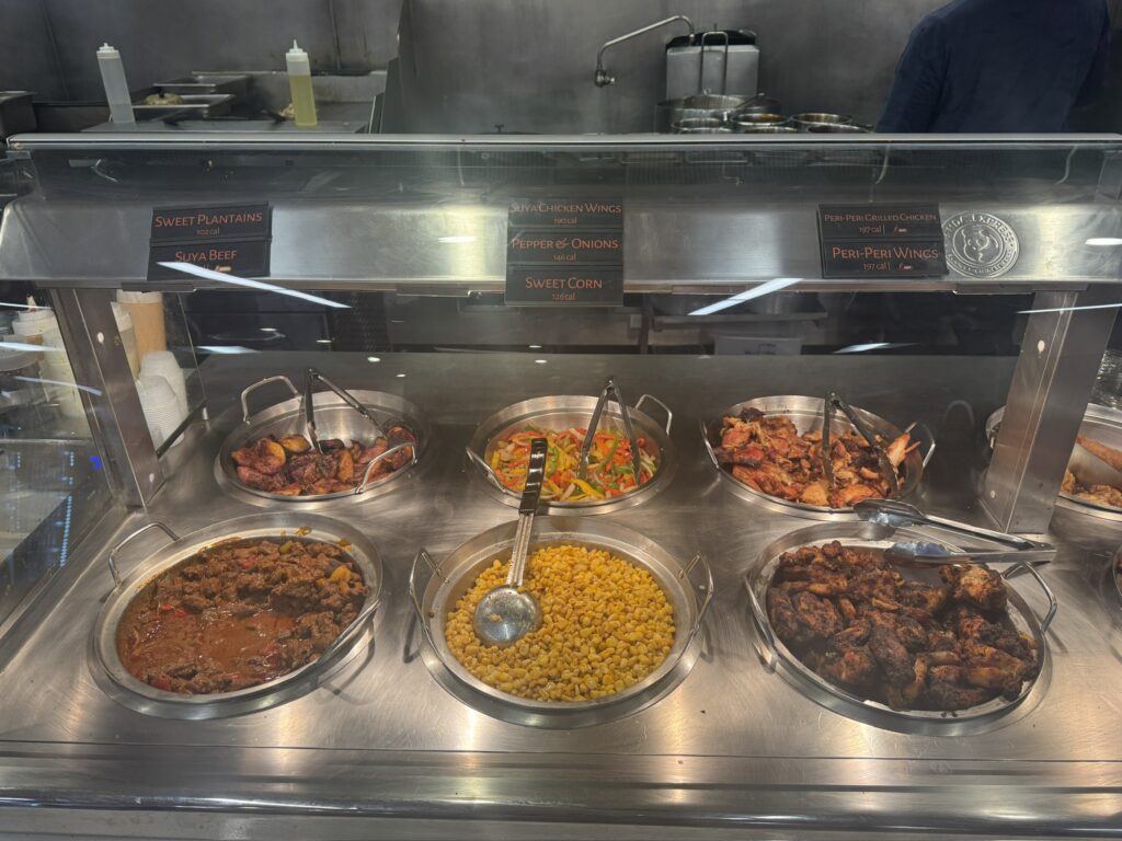 Jollof Hut Food Selection