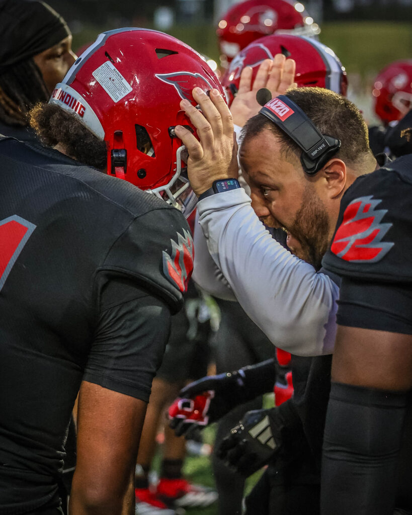 “We felt all week that we were the better football team," said Red Hawks&squot; head coach Mike Palazzo, following a 42-14 win over Kean. "But we had to execute." Photo courtesy of Montclair State Athletics
