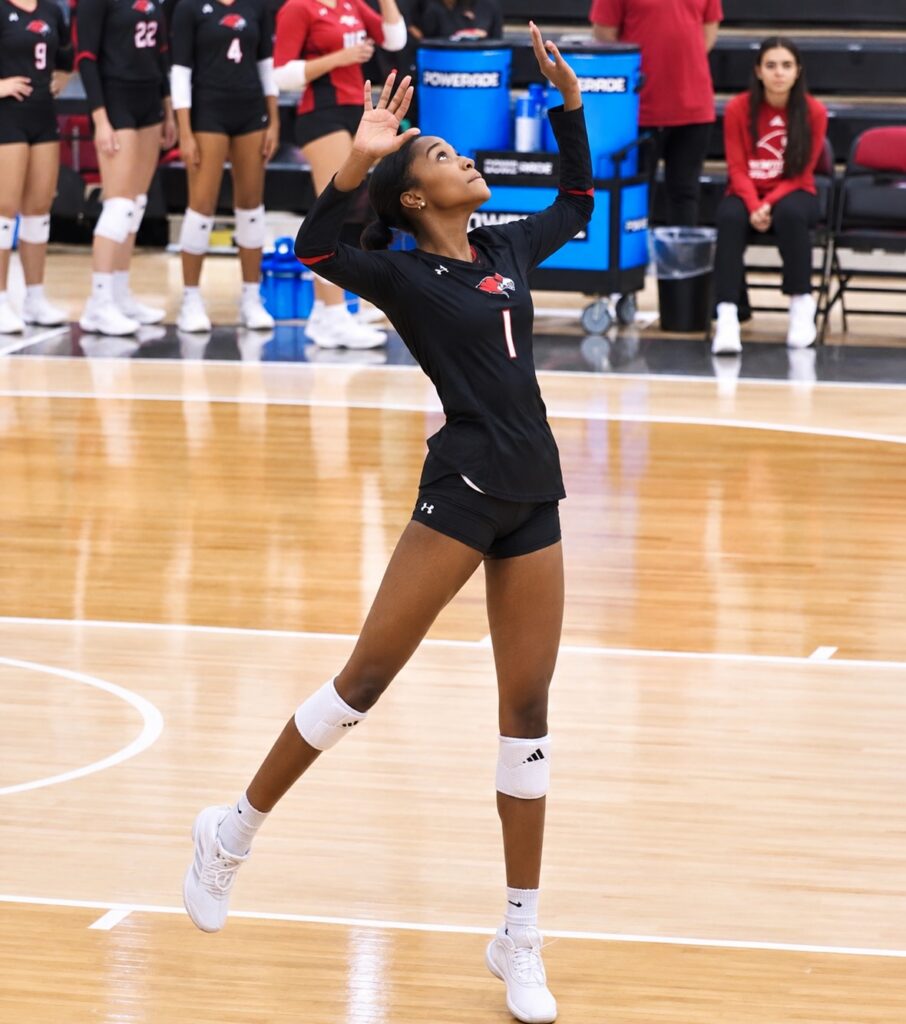 "We&squot;re good volleyball players; we know how to play the games," said junior outside hitter Breanna Craig. "So, just high energy from the start to the end.” Abby Brown | The Montclarion