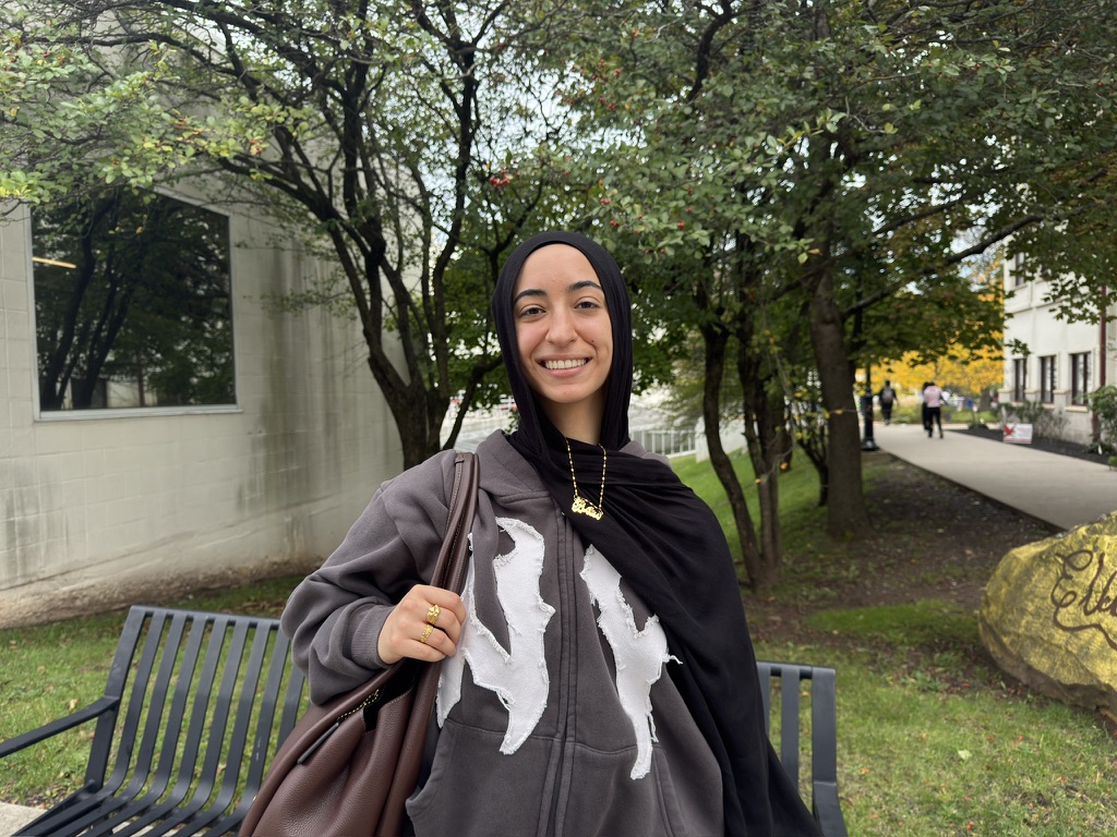Samira Aburomi, communications major at Montclair State University